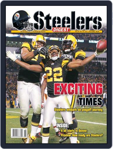 Steelers Digest January 4th, 2012 Digital Back Issue Cover