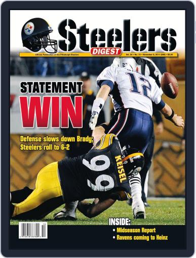 Steelers Digest November 1st, 2011 Digital Back Issue Cover