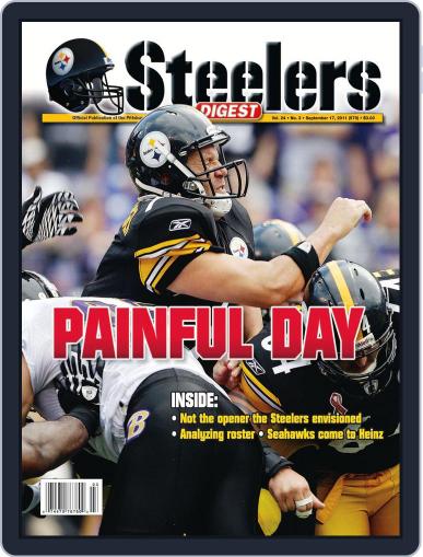 Steelers Digest September 13th, 2011 Digital Back Issue Cover