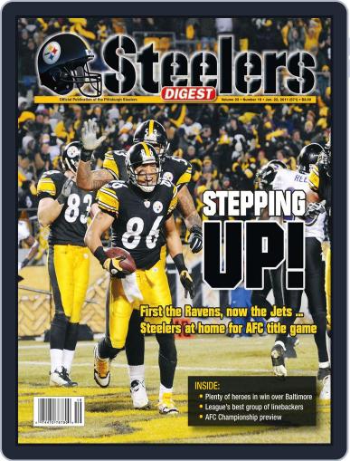 Steelers Digest January 18th, 2011 Digital Back Issue Cover
