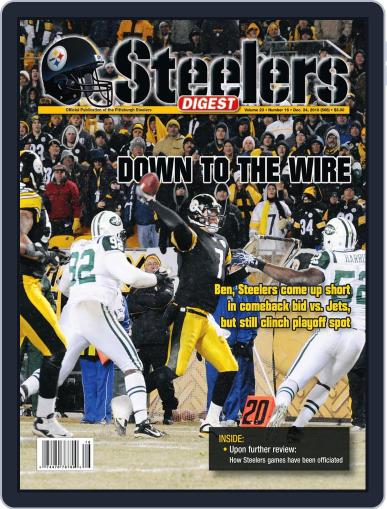 Steelers Digest December 21st, 2010 Digital Back Issue Cover