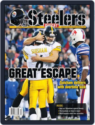 Steelers Digest November 30th, 2010 Digital Back Issue Cover