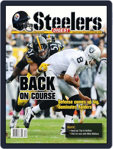 Steelers Digest November 23rd, 2010 Digital Back Issue Cover