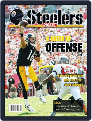 Steelers Digest September 28th, 2010 Digital Back Issue Cover