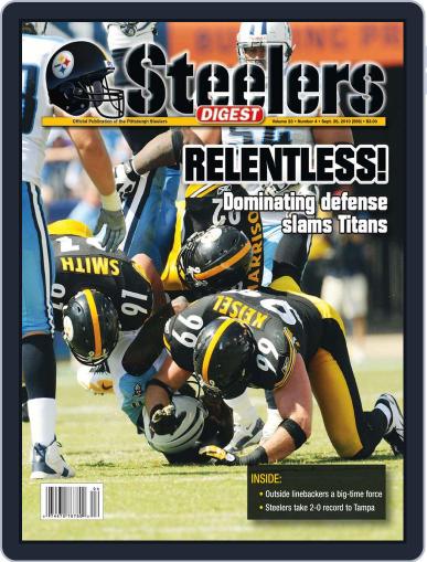 Steelers Digest September 21st, 2010 Digital Back Issue Cover