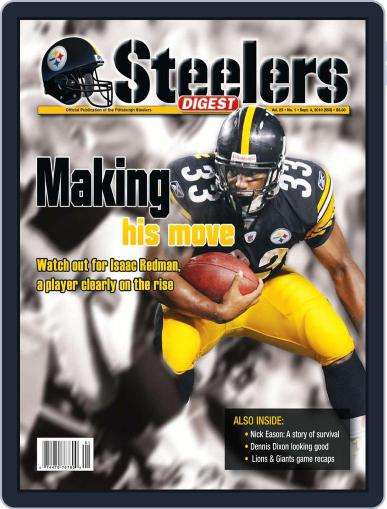 Steelers Digest August 27th, 2010 Digital Back Issue Cover