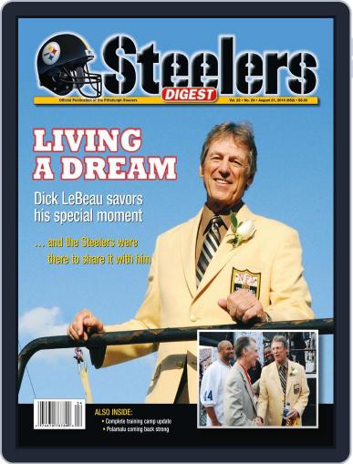 Steelers Digest August 13th, 2010 Digital Back Issue Cover