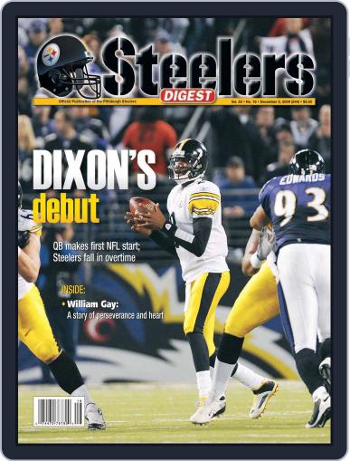 Steelers Digest December 1st, 2009 Digital Back Issue Cover