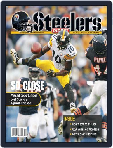 Steelers Digest September 22nd, 2009 Digital Back Issue Cover