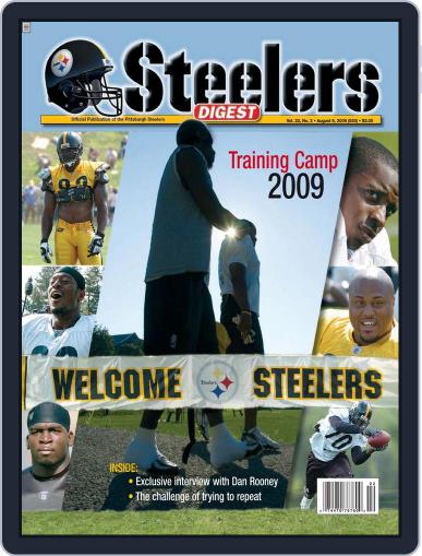 Steelers Digest July 29th, 2009 Digital Back Issue Cover