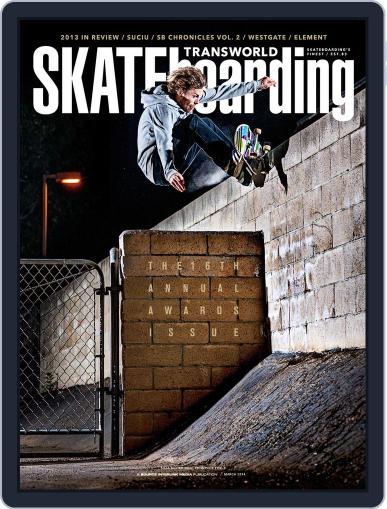Transworld Skateboarding February 14th, 2014 Digital Back Issue Cover