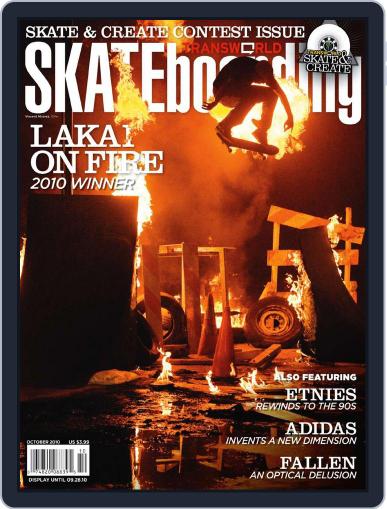 Transworld Skateboarding August 21st, 2010 Digital Back Issue Cover