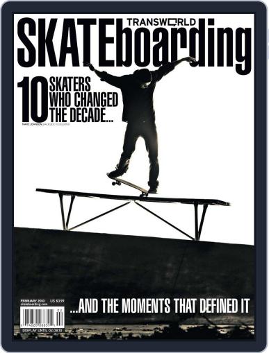 Transworld Skateboarding January 8th, 2010 Digital Back Issue Cover