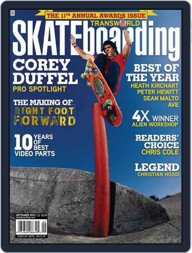 Transworld Skateboarding July 25th, 2009 Digital Back Issue Cover