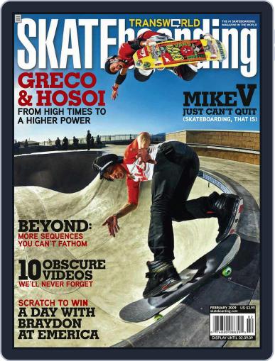 Transworld Skateboarding January 3rd, 2009 Digital Back Issue Cover