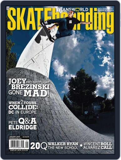 Transworld Skateboarding November 29th, 2008 Digital Back Issue Cover
