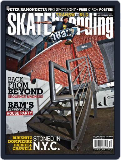 Transworld Skateboarding October 14th, 2008 Digital Back Issue Cover