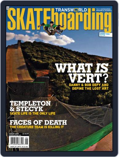 Transworld Skateboarding June 18th, 2008 Digital Back Issue Cover