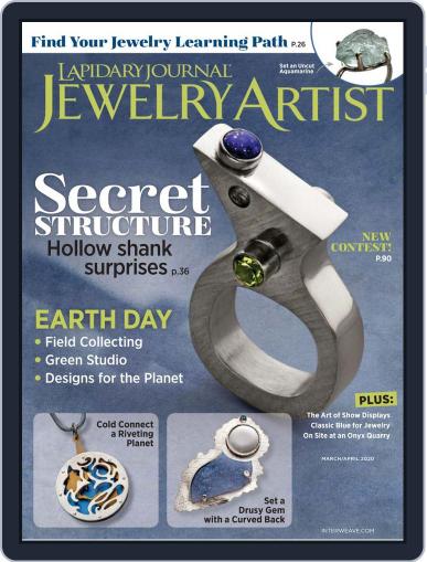 Lapidary Journal Jewelry Artist March 1st, 2020 Digital Back Issue Cover