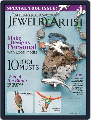 Lapidary Journal Jewelry Artist July 1st, 2019 Digital Back Issue Cover
