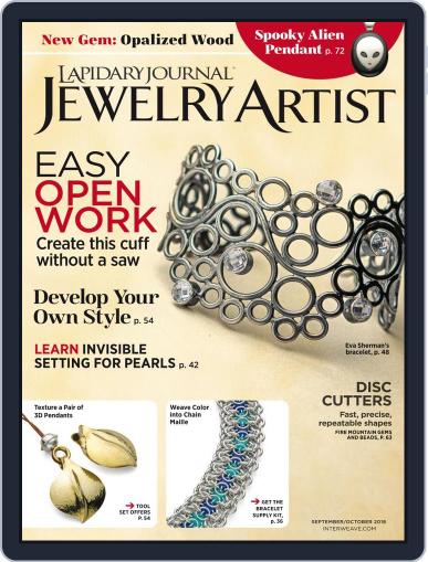 Lapidary Journal Jewelry Artist September 1st, 2018 Digital Back Issue Cover