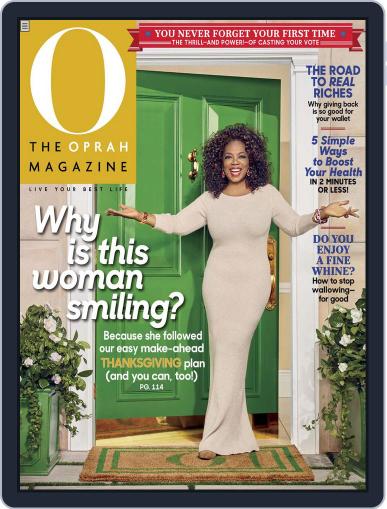 O, The Oprah November 1st, 2016 Digital Back Issue Cover