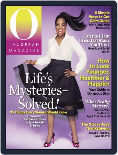 O, The Oprah November 1st, 2013 Digital Back Issue Cover