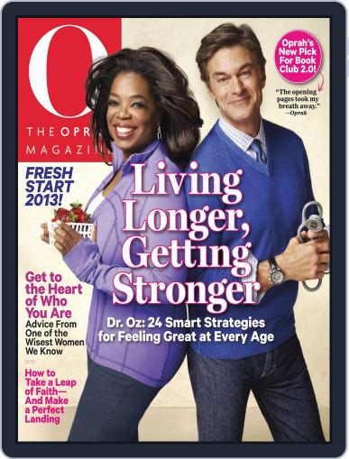O, The Oprah January 1st, 2013 Digital Back Issue Cover