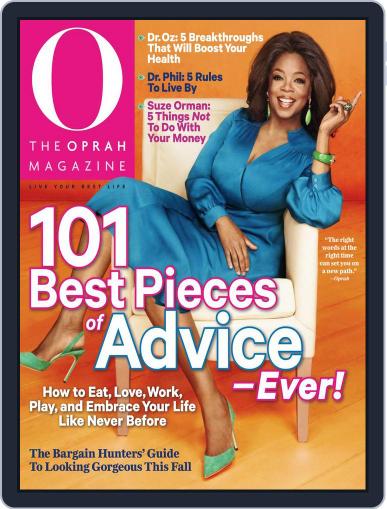 O, The Oprah September 10th, 2012 Digital Back Issue Cover