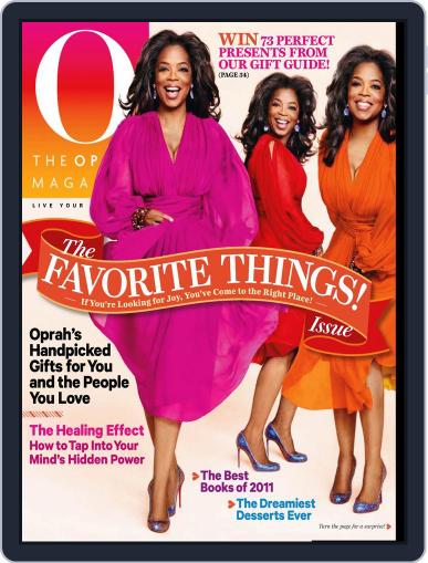 O, The Oprah November 8th, 2011 Digital Back Issue Cover