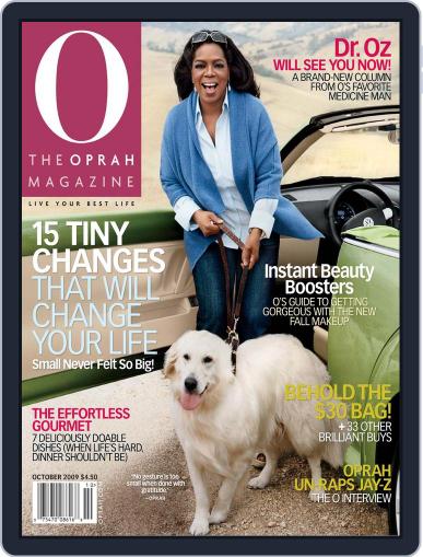 O, The Oprah September 29th, 2009 Digital Back Issue Cover