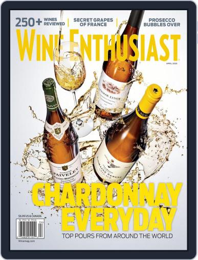 Wine Enthusiast April 1st, 2020 Digital Back Issue Cover