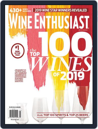 Wine Enthusiast December 15th, 2019 Digital Back Issue Cover