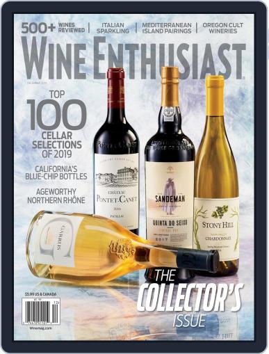 Wine Enthusiast December 1st, 2019 Digital Back Issue Cover