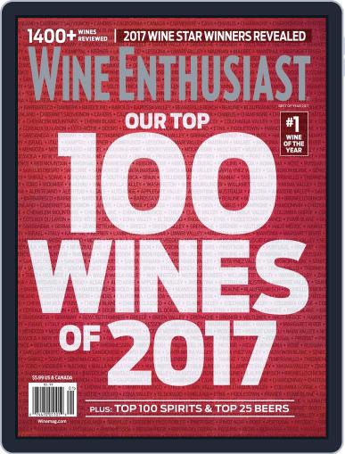 Wine Enthusiast December 14th, 2017 Digital Back Issue Cover