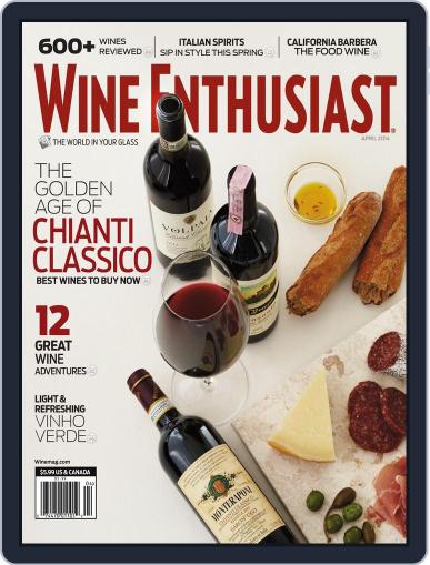 Wine Enthusiast March 11th, 2014 Digital Back Issue Cover