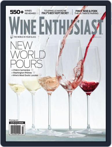 Wine Enthusiast February 17th, 2014 Digital Back Issue Cover