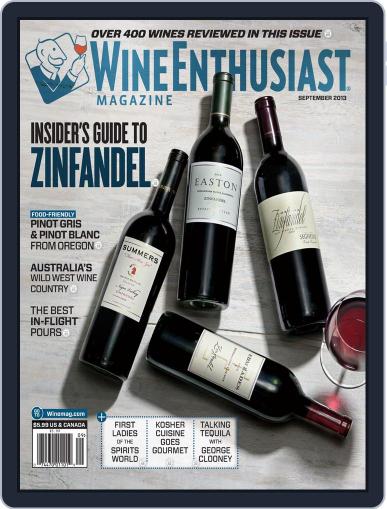 Wine Enthusiast August 13th, 2013 Digital Back Issue Cover