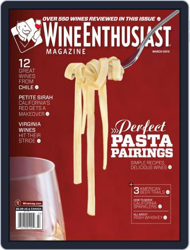 Wine Enthusiast February 12th, 2013 Digital Back Issue Cover