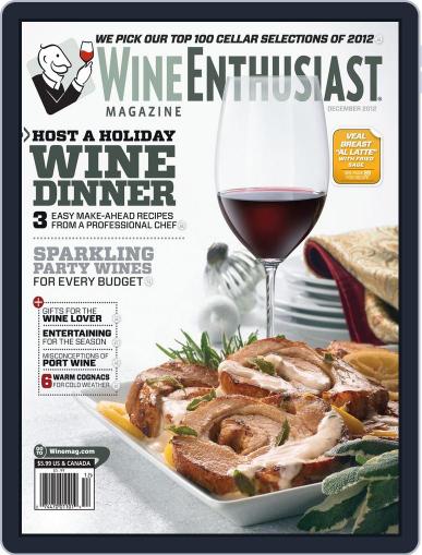 Wine Enthusiast November 7th, 2012 Digital Back Issue Cover