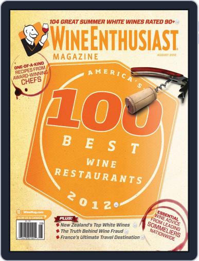 Wine Enthusiast July 10th, 2012 Digital Back Issue Cover