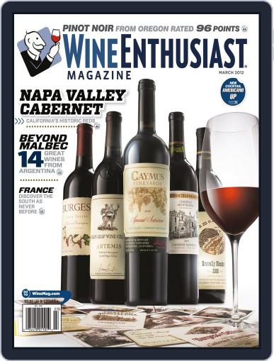 Wine Enthusiast February 14th, 2012 Digital Back Issue Cover