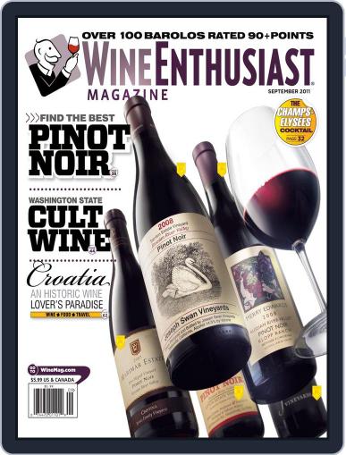 Wine Enthusiast August 10th, 2011 Digital Back Issue Cover