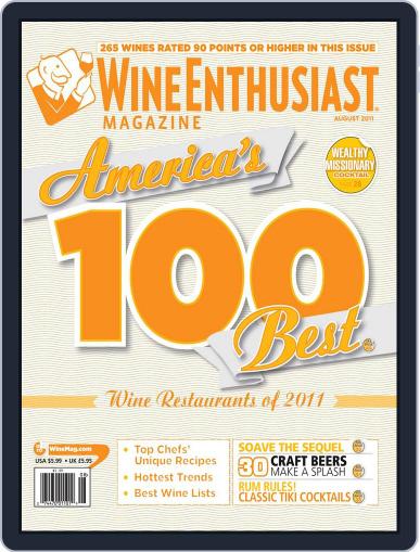 Wine Enthusiast July 6th, 2011 Digital Back Issue Cover