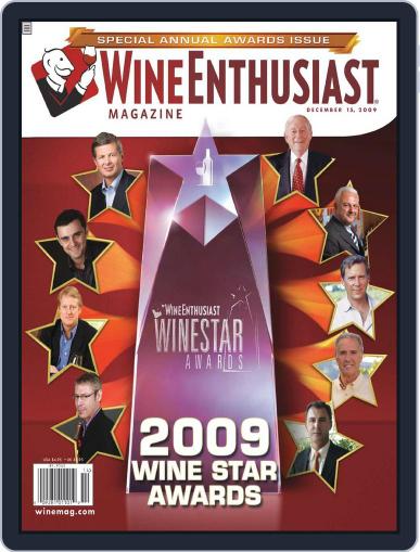 Wine Enthusiast November 23rd, 2009 Digital Back Issue Cover
