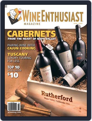 Wine Enthusiast June 17th, 2009 Digital Back Issue Cover