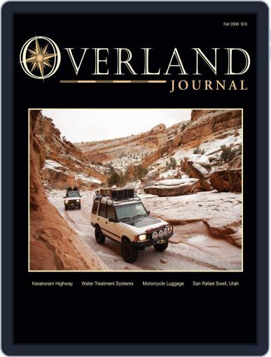 Overland Journal August 1st, 2009 Digital Back Issue Cover