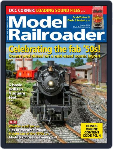 Model Railroader August 1st, 2020 Digital Back Issue Cover