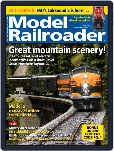 Model Railroader June 1st, 2020 Digital Back Issue Cover