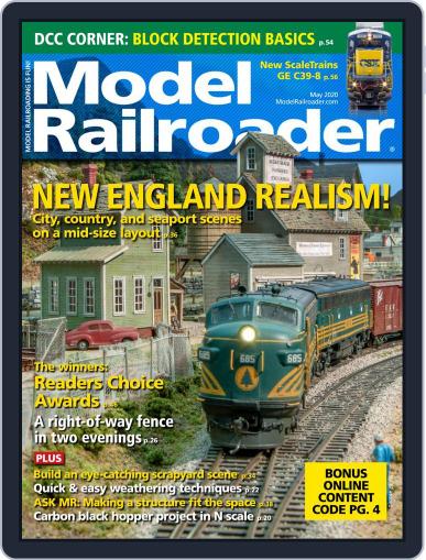 Model Railroader May 1st, 2020 Digital Back Issue Cover